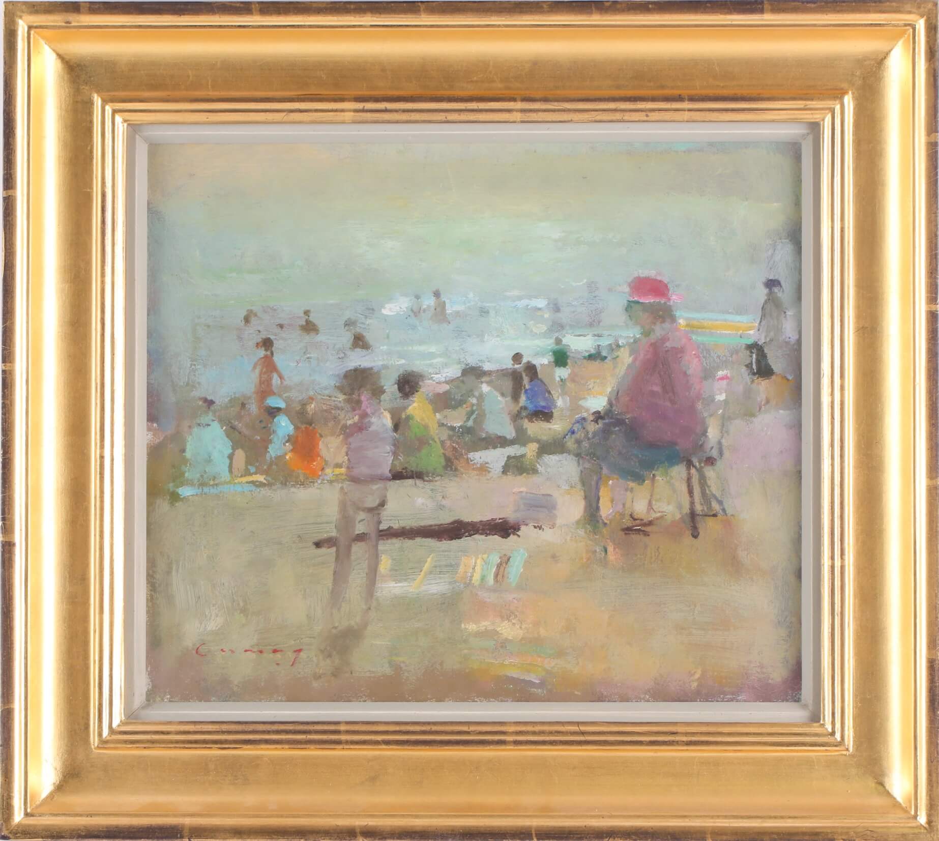 Fred Cuming Figures on a Beach